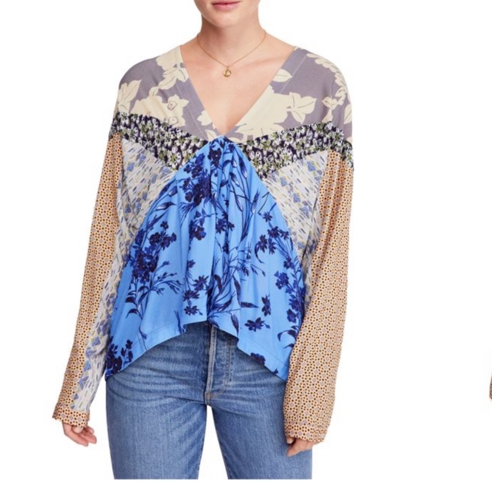 FREE PEOPLE “ Aloha State Of Mind” blouse